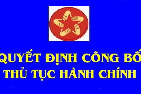 Phê duyệt công bố sửa đổi, bổ sung danh mục thủ tục hành chính cung cấp dịch vụ công trực tuyến toàn trình, dịch vụ công trực tuyến một phần